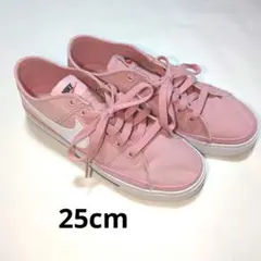 【美品】ナイキ ウィメンズ コート レガシー キャンバス ピンク　25cm