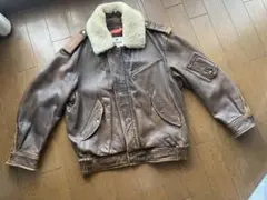 本革(羊革) フライトジャケット　Lサイズ　ビンテージ？