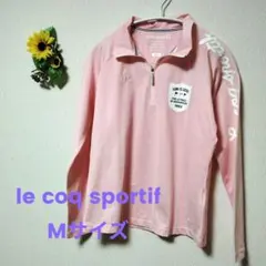 le coq sportif ゴルフ ハーフジップ シャツ ピンク M 最終価格のサムネイル