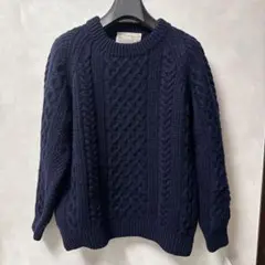 インバーアラン 1A セーター ネイビー　茶タグ