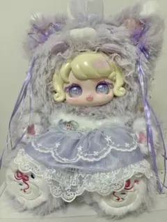 tomeet 800% ぬいぐるみ 水色 透明前髪 オーロラ目 - メルカリ