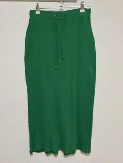 【CIAOPANIC TYPY】リブ編み グリーンスカート