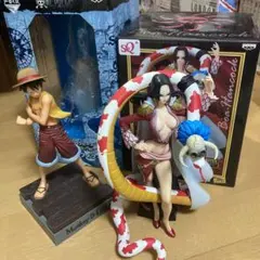 最終値下げ　ワンピース　フィギュア　ルフィ　ハンコック　2点セット