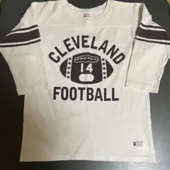 Lサイズ 難あり！BUDDY別注 Champion フットボールTシャツのサムネイル