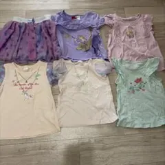 キッズ Tシャツまとめ売り プリンセス　ピンク　キラキラ　フワフワ