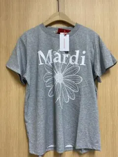 Mardi Mercredi フラワープリント Tシャツ グレー・ホワイトのサムネイル