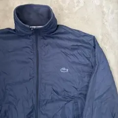 70s LACOSTE 糸巻きタグ IZODタグ 青ワニ ナイロンジャケット Sのサムネイル