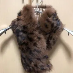 新品未使用　コムサイズム　ラビットファー　マフラー