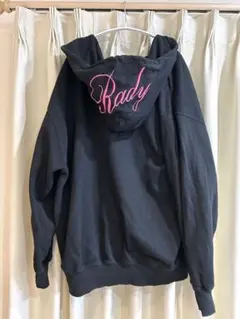 Rady パーカー ピンクロゴ M