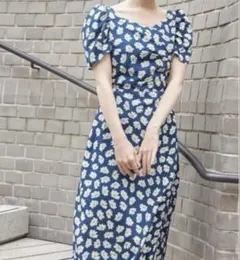 トッコクローゼット　フラワープリントワンピース