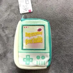 Y2Kゲーム機ポーチ グリーン ダイソー　DAISO　☆3のサムネイル