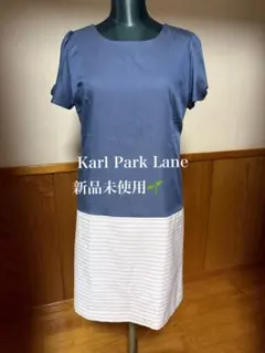 新品タグ無し【 Karl Park Lane】日本製　９号 チュニワンピ裏地あり