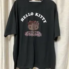 Hello Kitty ラインストーン Tシャツ ブラック