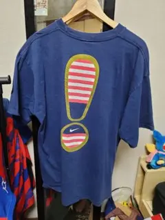 Nike JUST DO IT Tシャツ L ネイビー 90s ヴィンテージ