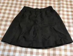 GU ブラック プリーツスカート