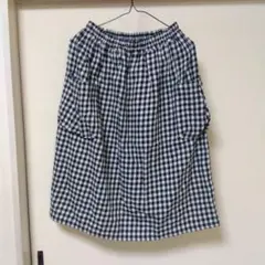chambre de nimes ギンガムチェックスカート
