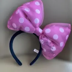ミニーマウス 水玉カチューシャ