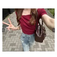 新品* グレイル ドレープカシュクールトップス [dk1413]