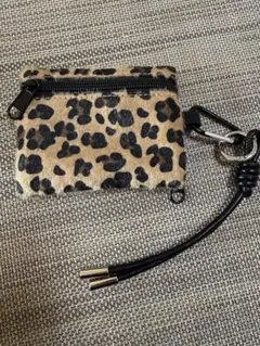 【新品未使用】レオパード柄ポーチ チャーム