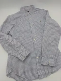RALPH LAUREN チェック柄 長袖シャツ Mサイズ スリムフィット