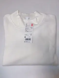 UNIQLO スウェットモックネックロングシャツ