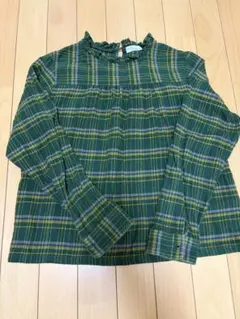 earth music&ecology チェック柄長袖シャツのサムネイル