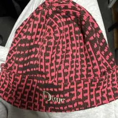 Dime 赤黒ニット帽