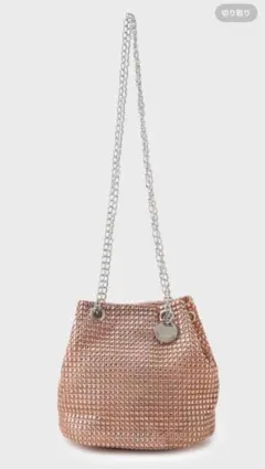 新品未使用⭐︎OPAQUE.CLIPシャイニー巾着ショルダーバッグ軽量/2WAY