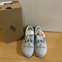 VANS V98CF SWT スリッポン 8サイズ グレー　ユニセックス