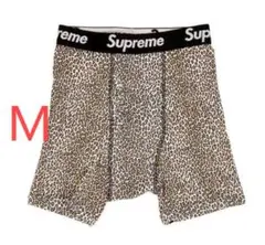 シュプリーム ヘインズ ボクサーパンツ ヒョウ柄 M 1枚新品未使用