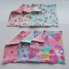 ユニコーン　ガーゼハンカチ　ハンドメイド　キッズハンカチ No.2631