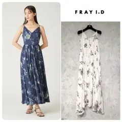 FRAY I.D☆ボタニカルプリントキャミソールワンピース☆花柄☆ロング☆春夏