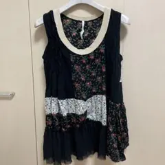 sunaokuwahara ノースリーブ 花柄 パッチワークのサムネイル