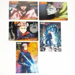 雑貨｜呪術廻戦｜メタルカード｜アニメ｜虎杖悠仁｜5枚セット｜