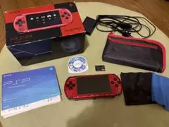 【動作確認済】PSP-3000本体+ソフト1本【※バッテリーなし】