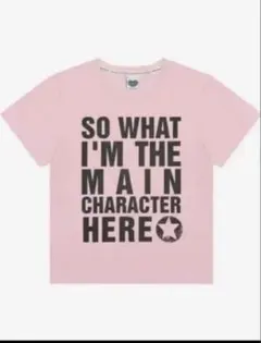 LUVISTRUE 半袖 SWAG Y2K ロゴTシャツ ピンクのサムネイル