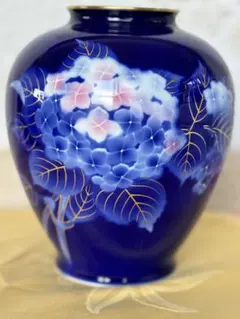 深川製磁　極美品　紫陽花小鳥文　花瓶 2025年最新】深川製磁 紫陽花の人気アイテム - メルカリ