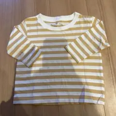 無印　ボーダーTシャツ