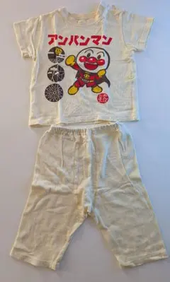 アンパンマン ベビーパジャマ ~95cm クリーム色