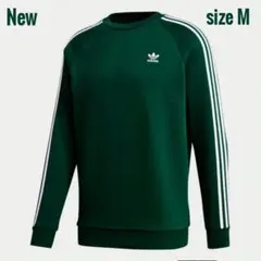 新品 M adidas originals スウェット グリーン 濃緑