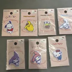 【 新品未開封 】サンリオ　シールワッペン　セリア 7枚セット