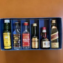 ウィスキー＆ウォッカ　 ミニボトルセット（50ml） ウイスキー飲み比べ ニッカ ミニボトル クリア＆リッチ 180ml×各