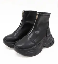 オリエンタルトラフィック フロントジップスニーカーソールブーツ　Mサイズ　美品