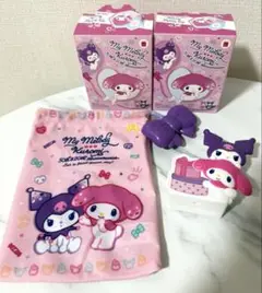 マイメロディ クロミ 50周年 記念コレクション BOXマルチスタンド 巾着付き