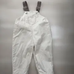 テータテート ホワイトサロペット　80