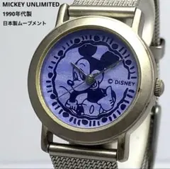 【稼働品】MICKEY UNLIMITED ミッキーマウス クォーツ 電池交換済のサムネイル