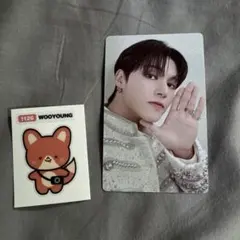 ateez ソウルコン　サウンドチェック　トレカ　ステッカー　ウヨン　セット