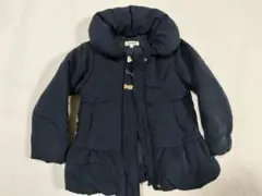 #シューラルー#ネイビー#中綿コート #リボンボタン付き#110センチ