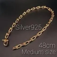 ゴールド メンズ ネックレス ハードウェア シルバ 5ス 大人気
