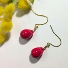 ≪117 ピンク≫レジンピアス 350円 - メルカリ